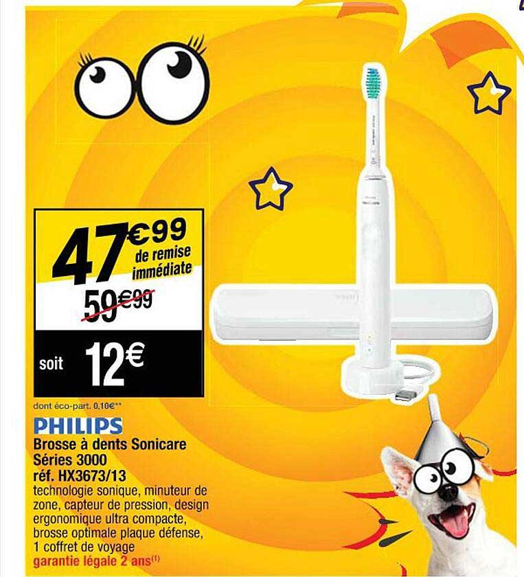 brosse à dents sonicare séries 3000 philips