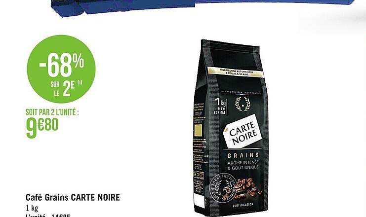 Café Grains Carte Noire