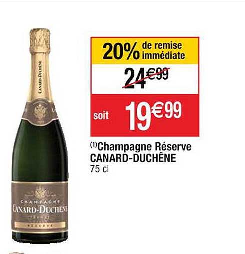 champagne réserve canard-duchêne