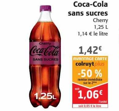 coca-cola sans sucres