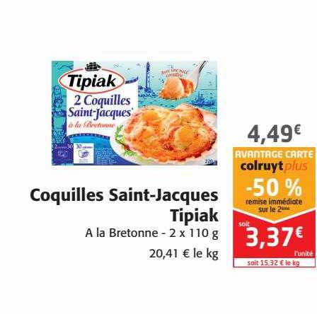 coquilles saint-jacques tipiak