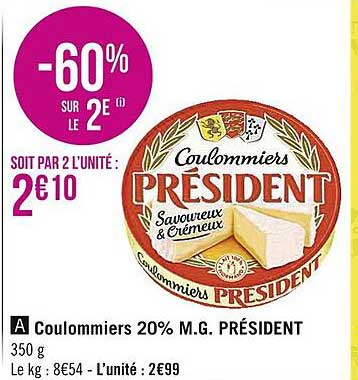 Coulommiers 20% Président