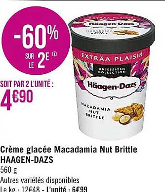 crème glacée macadamia nut brittle häagen-dazs