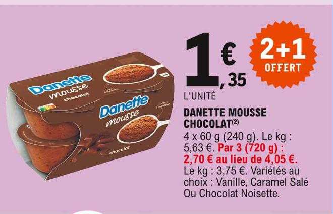 Danette Mousse Chocolat