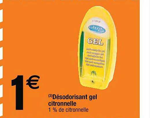 Désodorisant Gel Citronnelle