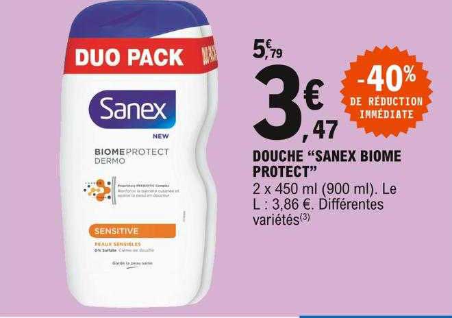 Douche "sanex Biome Protect"