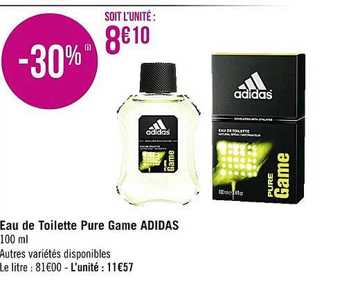 eau de toilette pure game adidas