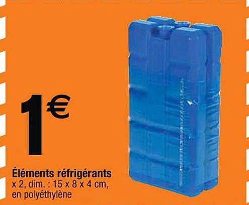 éléments réfrigérants