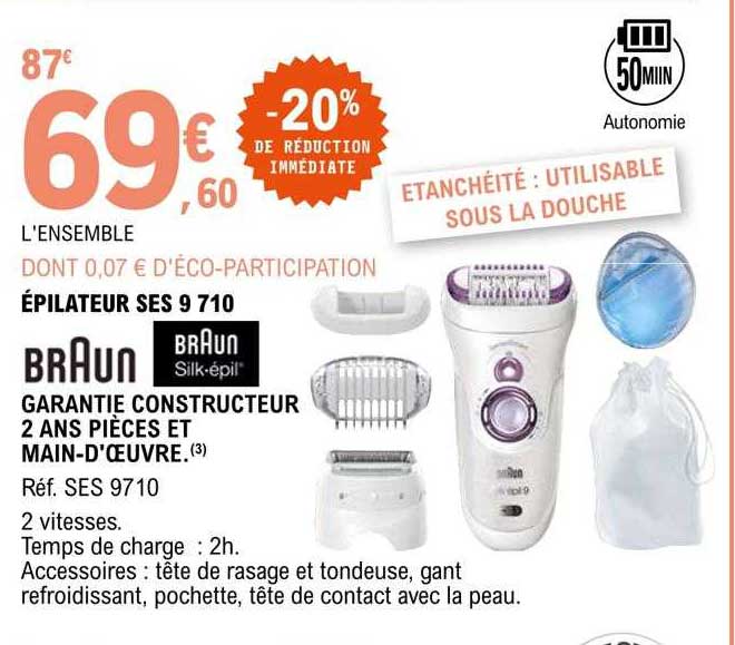 épilateur ses 9710 braun