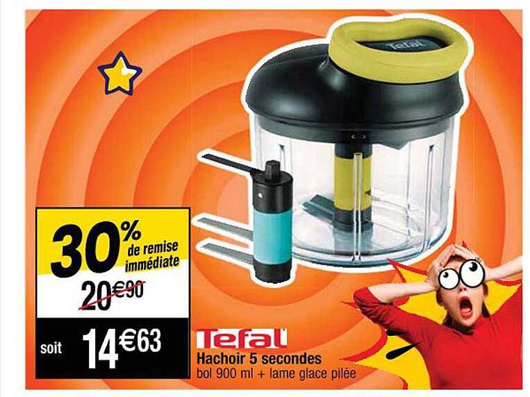 hachoir 5 secondes tefal
