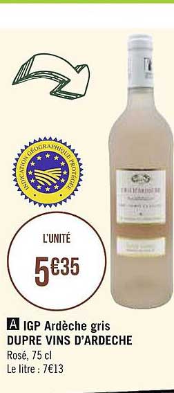 igp ardèche gris dupré vins d'ardèche