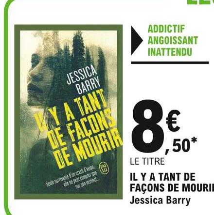 il y a tant de façons de mourir jessica barry