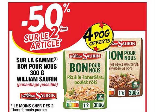 la gamme bon pour nous 300 g william saurein