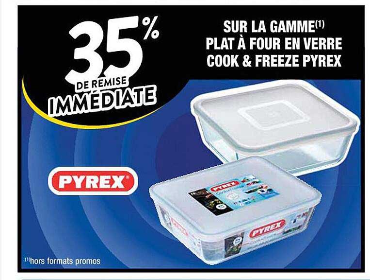 la gamme plat à four en verre cook & freeze pyrex