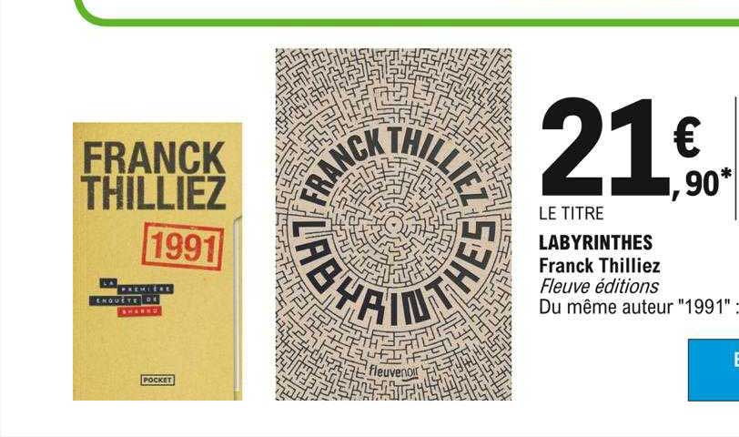 labyrinthes franck thilliez