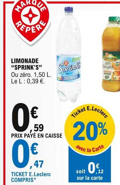 Limonade "sprink's"