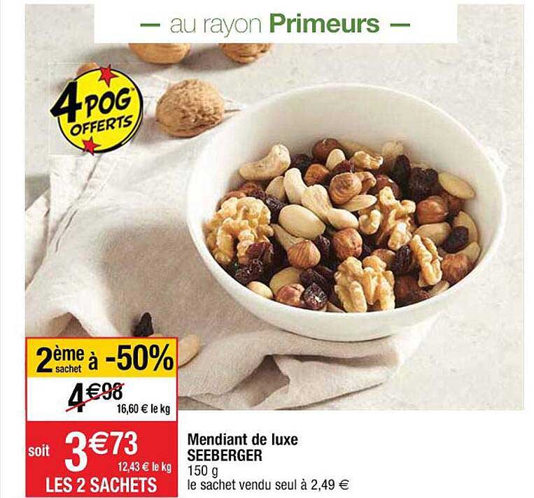 mendiant de luxe seeberger