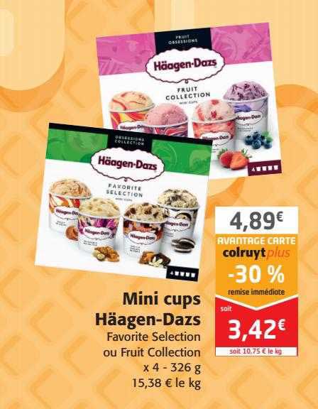 mini cups häagen-dazs
