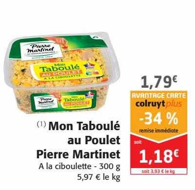 Mon Taboulé Au Poulet Pierre Martinet