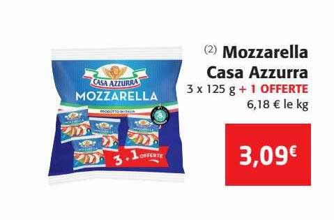 mozzarella casa azzurra