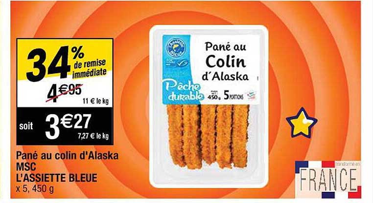 pané au colin d'alaska msc l'assiette bleue