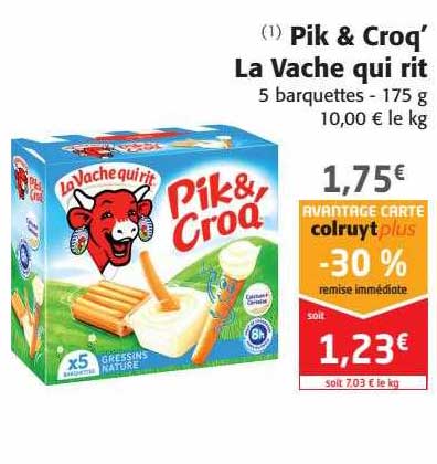 pik & croq' la vache qui rit