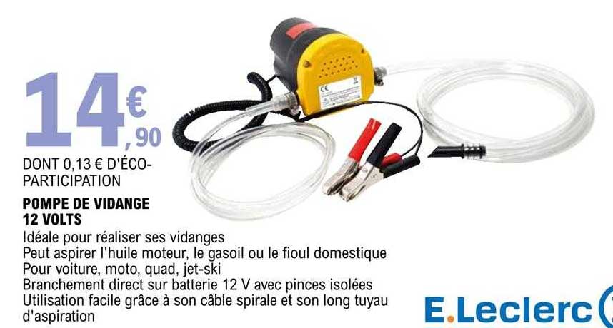 pompe de vidange 12 volts