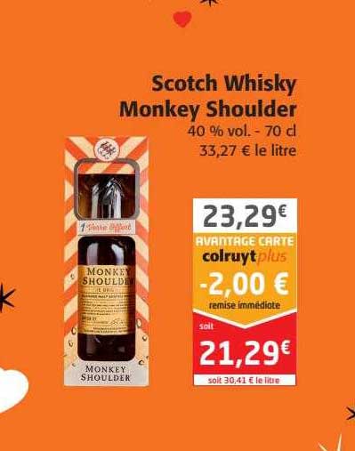 scotch whisky monkey shoulder