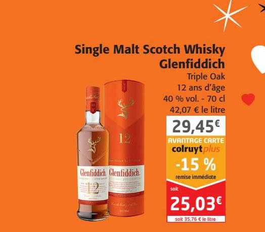single malt scotch whisky glenfiddich