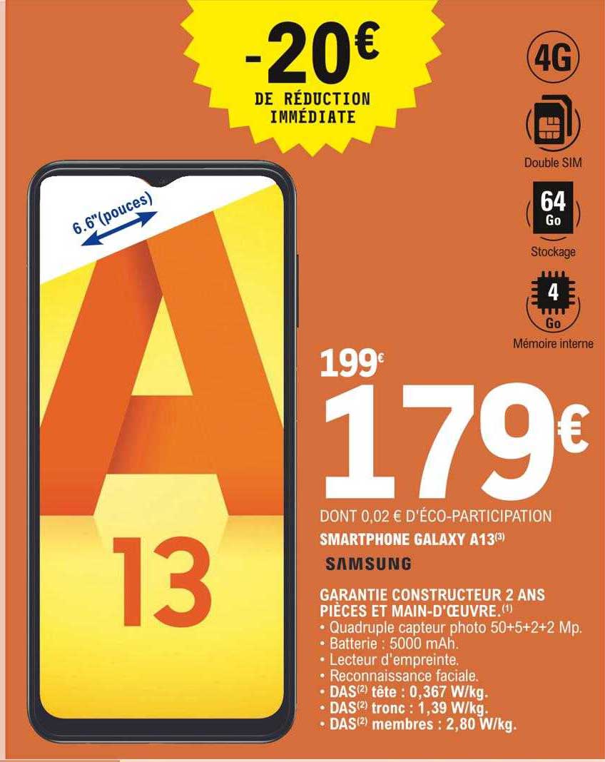 smartphone galaxy a13 samsung
