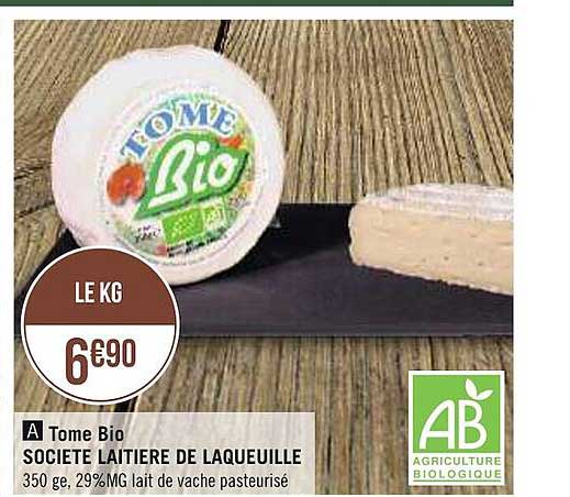 tome bio société laitière de laqueuille