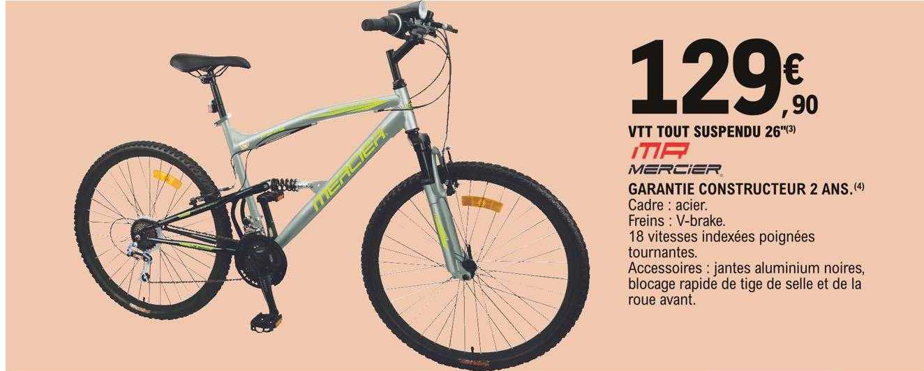 vtt tout suspendu 26 mr mercier