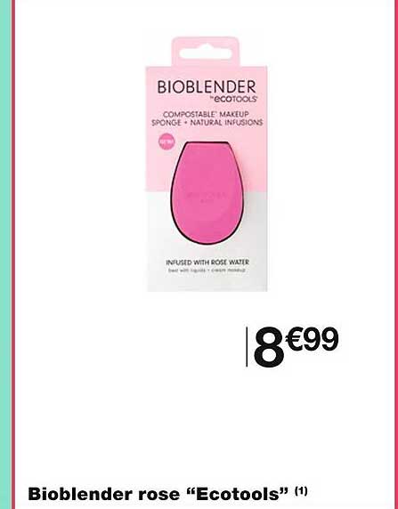 bioblender rose "écotools"