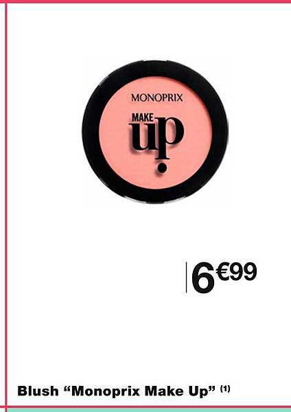 blush "monoprix make up"