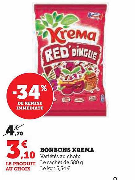Bonbons Krema