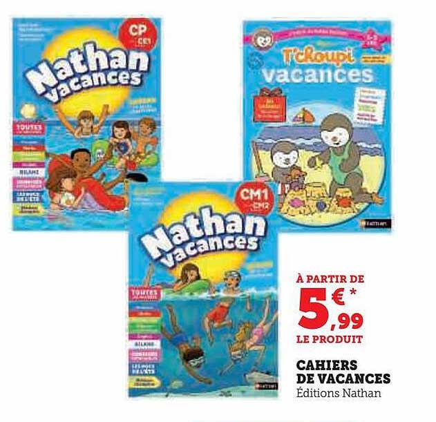 Cahiers De Vacances