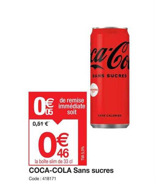 coca-cola sans sucres