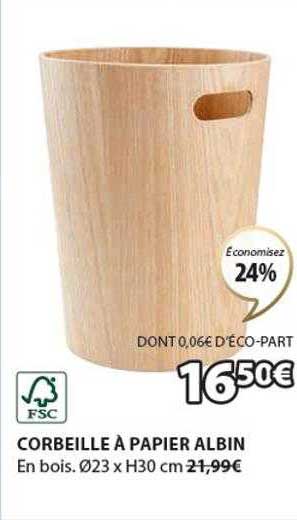 corbeille à papier albin