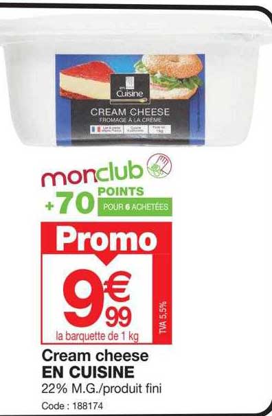 cream cheese en cuisine