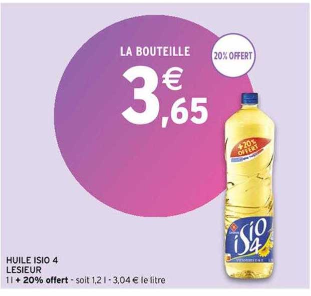 huile isio 4 lesieur