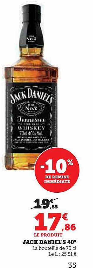 jack daniel's 40°