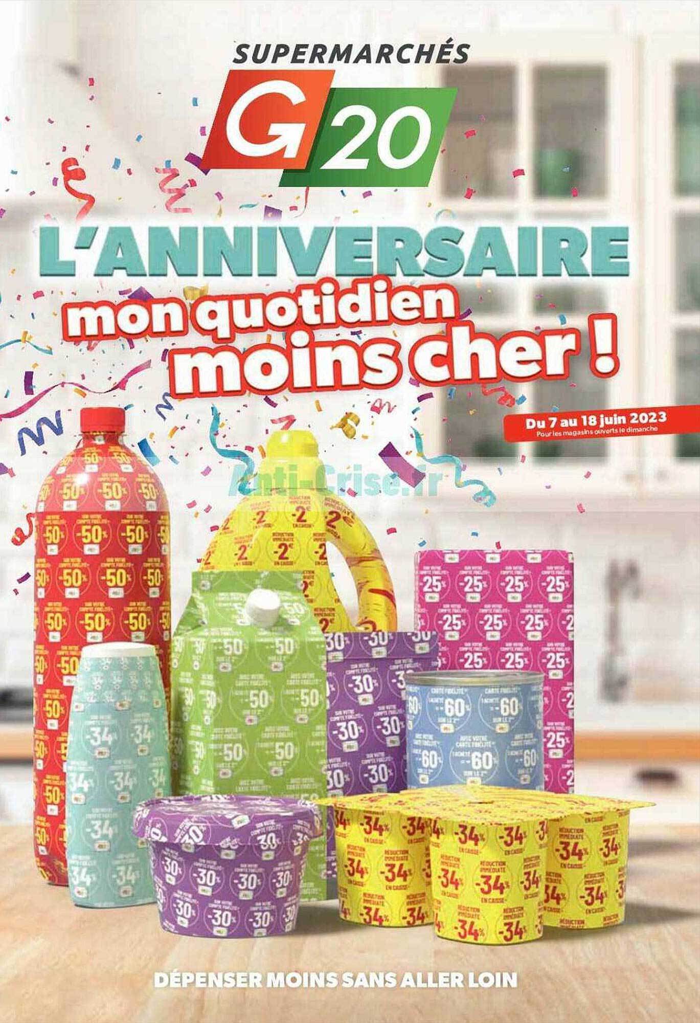 l'anniversaire mon quotidien moins cher !