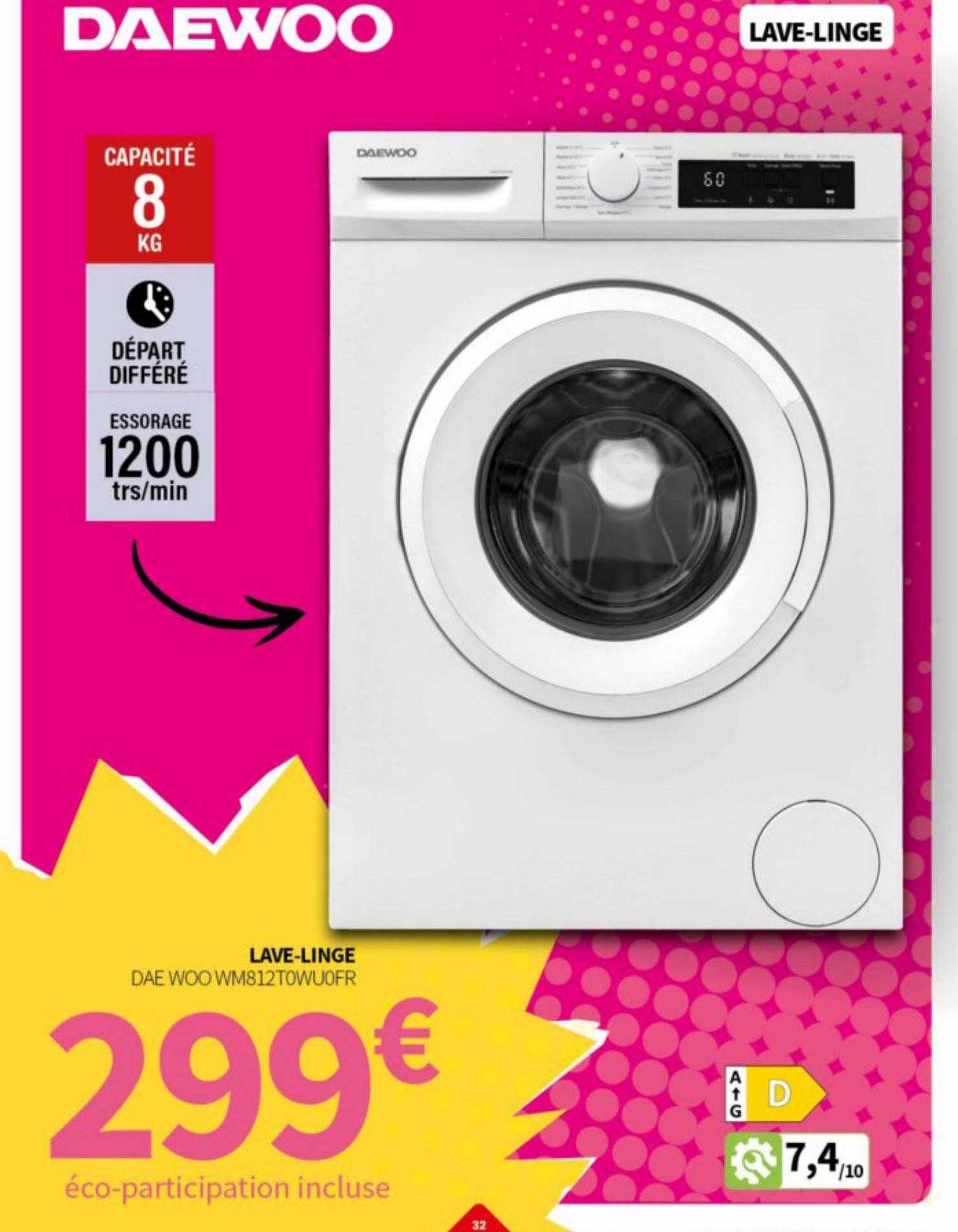 lave-linge daewoo