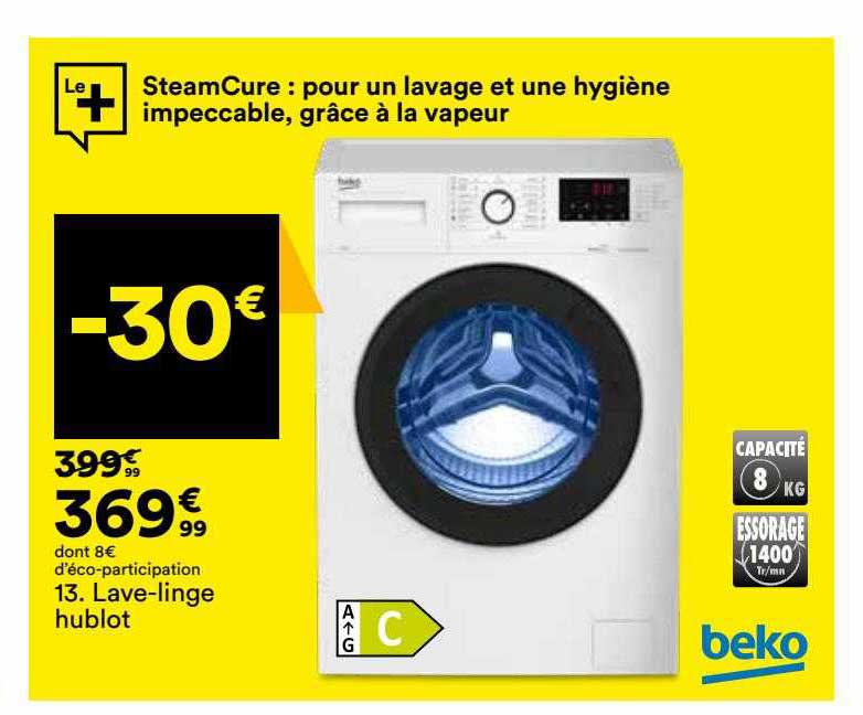 lave-linge hublot beko