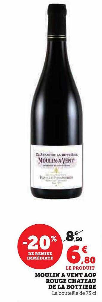 moulin à vent aop rouge château de la bottière