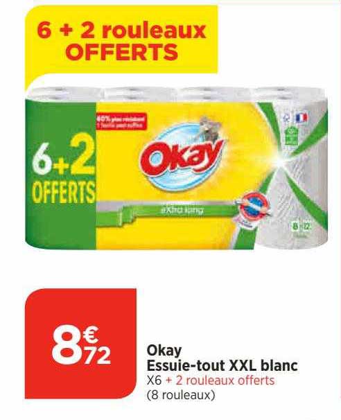 Okay Essuie-tout Xxl Blanc