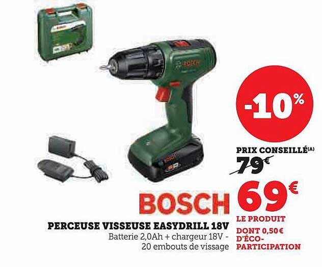 perceuse visseuse easydrill 18v bosch