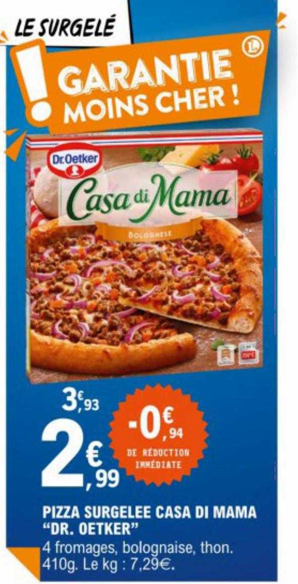 pizza surgelée casa di mama "dr. oetker"