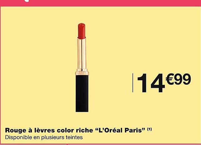 rouge à lèvres color riche "l'oréal paris"