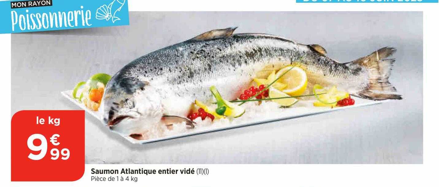 Saumon Atlantique Entier Vidé